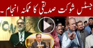 Saqib Nisar takes notice of Justice Shaukat Siddiqui speech