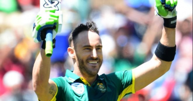 Du Plessis 10th ODI hundred against Australia-Australia vs South Africa-SAvsAUS