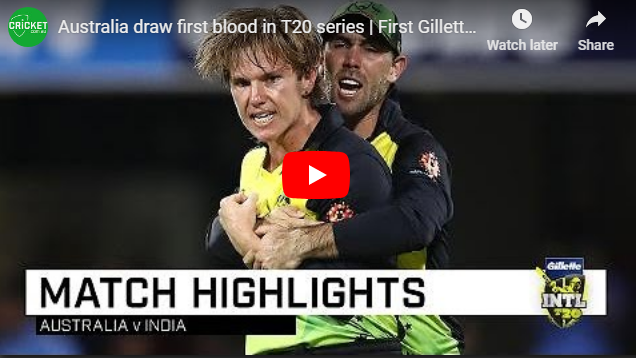 India vs Australia, 1st T20: Australia beat India by 4 runs