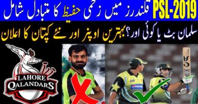 PSL 2019 News.Lahore Qalandars replaced Hafeez with new player Salman Butt.– Live Cricket Streaming-PSL 2019-PSL 19-PSL 4