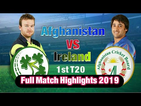 Afghanistan vs Ireland 1st T20 highlights 2019-Geo sports news live cricket