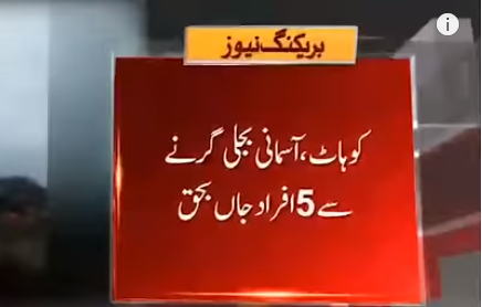 Heavenly Power Fell Down In Kohat-Geo Urdu News-Geo Live