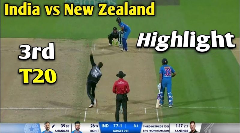 India vs New Zealand 3rd T20 Full Highlights 2019-Live Cricket Streaming-Geo Tv Live Streaming- INDvsNZ 3rd T20 highlights-INDvNZT20