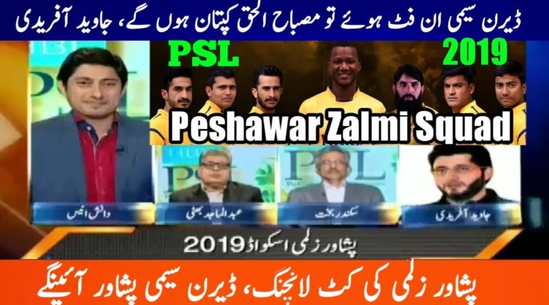 PSL 2019: Peshawar Zalmi Team Squad Analysis | PSL 4-Geo Tv Live Streaming- Live Cricket Streaming -Pakistan Super League 2019-HBL PSL4