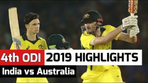 India vs Australia 4th ODI 2019 Full Match Highlights | 10 March 2019