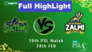 PSL 2019 Full Highlights - Match 19 - Peshawar Zalmi vs Multan Sultans