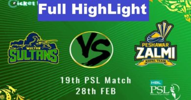 PSL 2019 Full Highlights - Match 19 - Peshawar Zalmi vs Multan Sultans