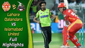 PSL 2019 Full Highlights-Match 27-Islamabad United vs Lahore Qalandars