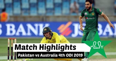 Pakistan Vs Australia 4th ODI Highlights 2019-latest cricket highlights