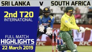 SL vs SA 2nd T20 2019 Full Match Highlights-latest cricket highlights