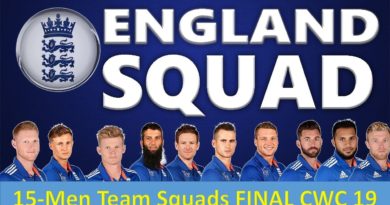 ICC WORLD CUP 2019 ENGLAND TEAM SQUAD ANNOUNCED-CWC19