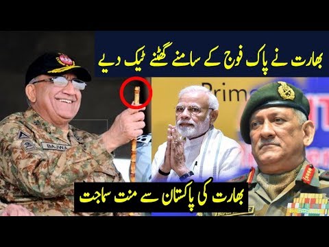 India Request To Pakistan - بھارت نے پاک فوج کے سامنے گھٹنے ٹیک دیے
