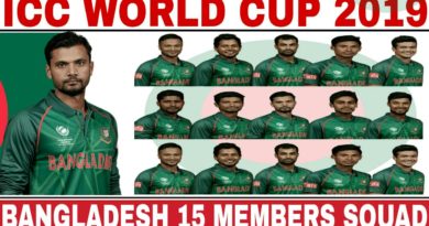 ICC WORLD CUP 2019 BANGLADESH TEAM SQUAD ANNOUNCED