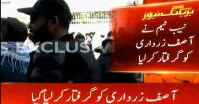 NAB Arrests Asif Ali Zardari in fake accounts case-Geo Urdu News