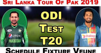 Sri Lanka Tour Of Pakistan 2019 | T20 And Odi Series | Pak Vs Sri Full Schedule 2019
