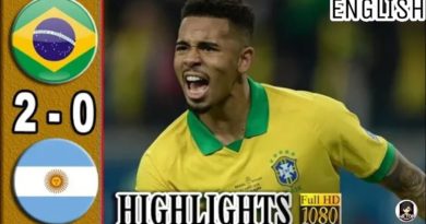 Brazil vs argentina(2-0)Extended highlights English commentary||Semi final copa america