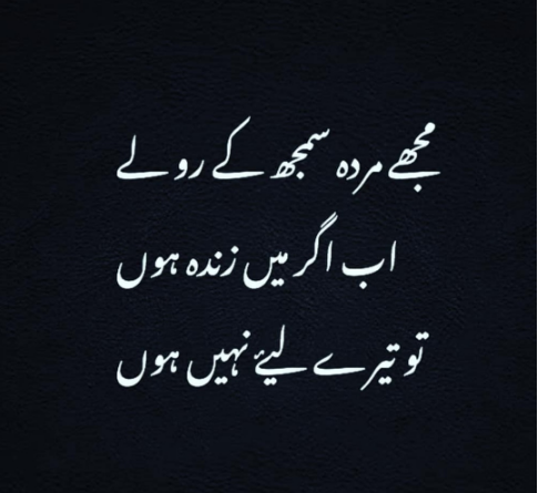 Sad love poetry in urdu-sad poetry sms in urdu-sad urdu shayari