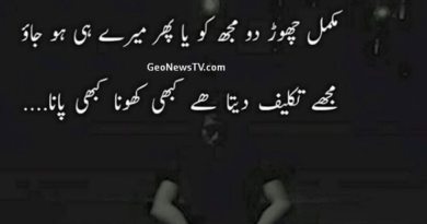 Amazing Poetry- Sad Love Poetry in Urdu- Poetry Sad