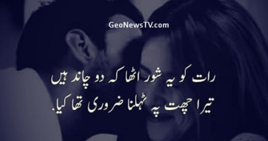 Poetry in Urdu on Love- Urdu Shayari on Love-Amazing Poetry