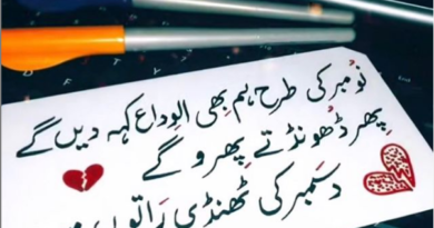 December Poetry in urdu-Amazing Poetry- Best Urdu Poetry in the World