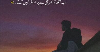 Ashar in Urdu-Sad Sayari-Sad Poetry in Urdu 2 Lines