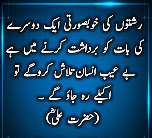 Hazrat Ali Quotes in Urdu