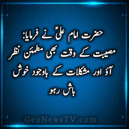 hazrat ali quotes in urdu