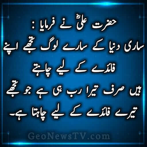 hazrat ali quotes in urdu