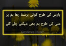 Night poetry in urdu - Shayri - Barish Poitry - Best urdu love shayari